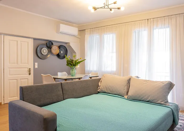 Pythagorio Blue Street Apartment With Balcony